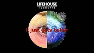 Lifehouse Hurricane Lyrics