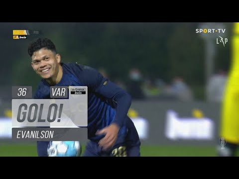 Goal | Golo Evanilson: Belenenses SAD 1-(1) FC Porto (Liga 21/22 #18)