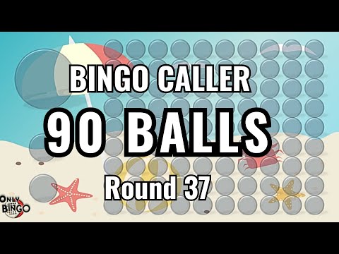 🏖️ 🏖️ 🏖️  BEACH BINGO CALLER - 90 BALL - ROUND 37