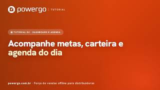 Dashboard, Visão 360 e Agenda do vendedor