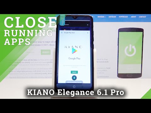 How to Turn Off Running Apps in KIANO Elegance 6.1 Pro - Stop Open Apps