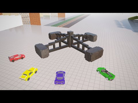 Large Spinner vs Cars #4 | Teardown