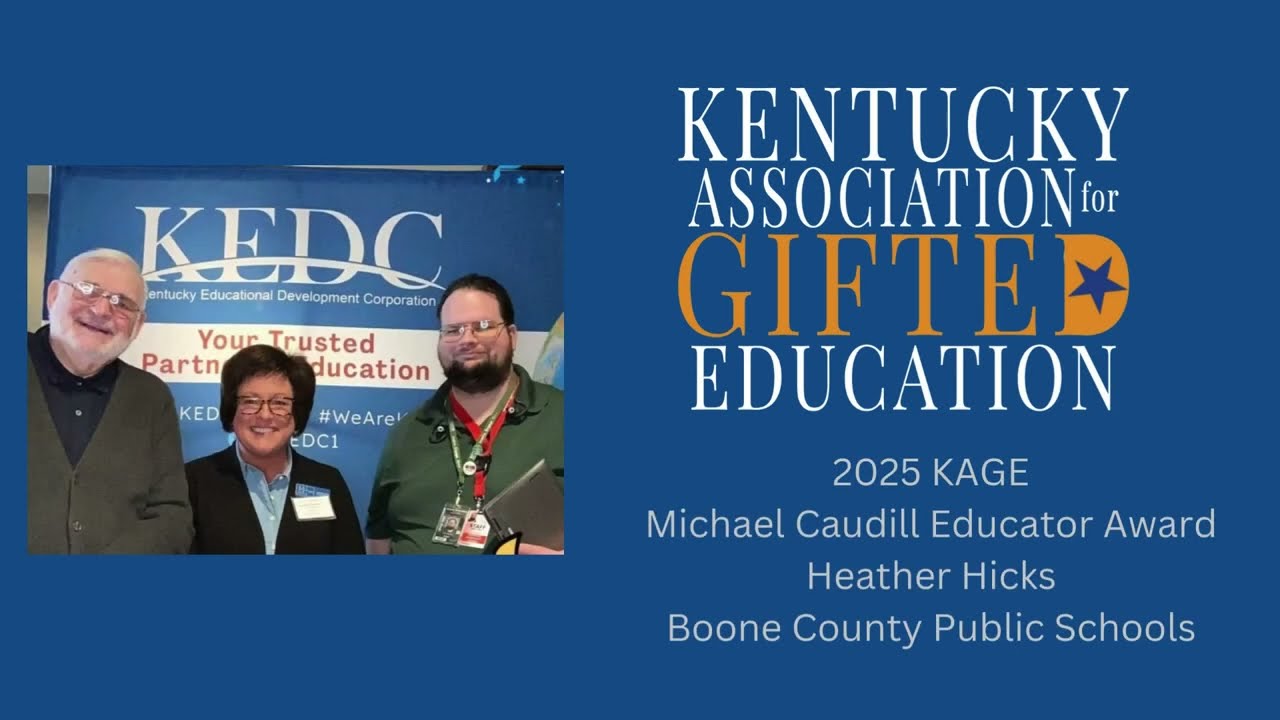 2025 Michael Caudill Educator Award Winner Heather Hicks