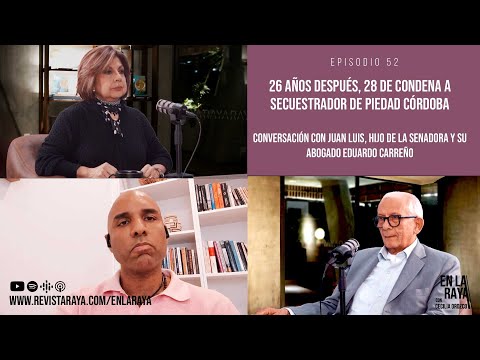 26 years later, 28 years of sentence for Piedad Córdoba's kidnapper