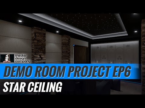 Fiber Optic Star Ceiling Install: Time Lapse | Theater Room Build EP #6