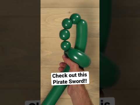 Pirate Sword Made with Balloons!!