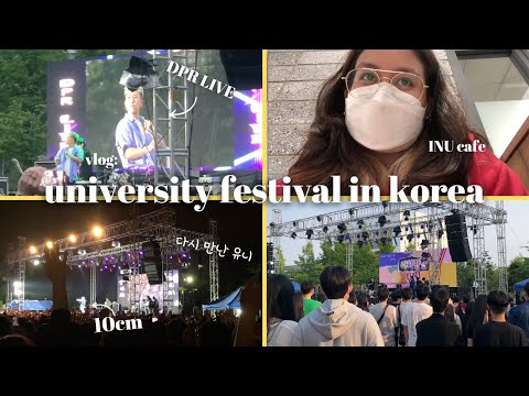 DPR LIVE AND 10CM CONCERT FOR FREE? | university festival | vlog