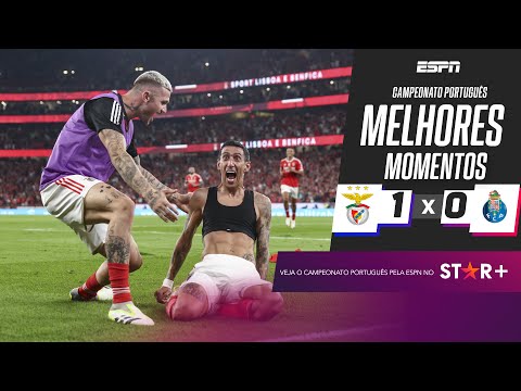 Gols e lances de Benfica x Porto