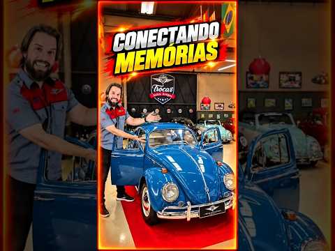 Deixar tudo novo nem sempre significa trocar tudo. ❤️ Fusca 1966 Azul Atlântico restaurado 🛠