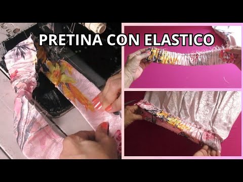 Truco para coser el elástico a una pretina