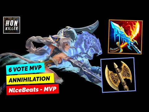 HoN The Dark Lady FROSTBURN with RUNED CLEAVER - MVP