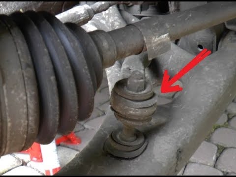 How to replace anti roll bar drop link - Aygo, Yaris, C1, 107