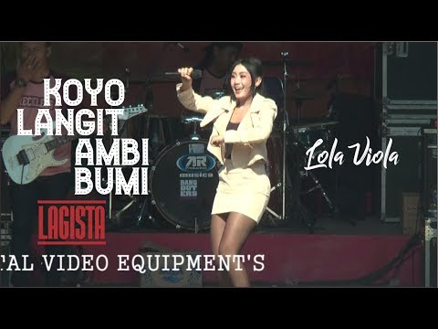 Koyo Langit Ambi Bumi - Lola Viola LAGISTA live Curugsewu Kendal 2018
