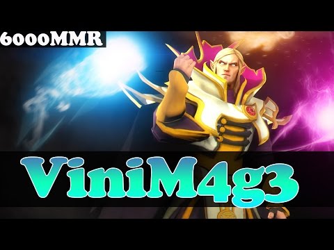 Dota 2 - ViniM4g3 6000 MMR Plays Invoker vol 19 - Ranked Match Gameplay