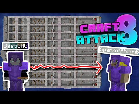 Minecraft OHNE SEHEN?! - Chat Wars mit BastiGHG, Spark, TJC, Croco, Clym & Co. - Craft Attack 8 #008