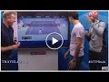Roger Federer Gets Distracted By Jack Sock