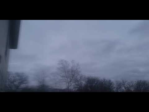 Evening Dec 5th just before we hit sun down. Screen distortion is strong