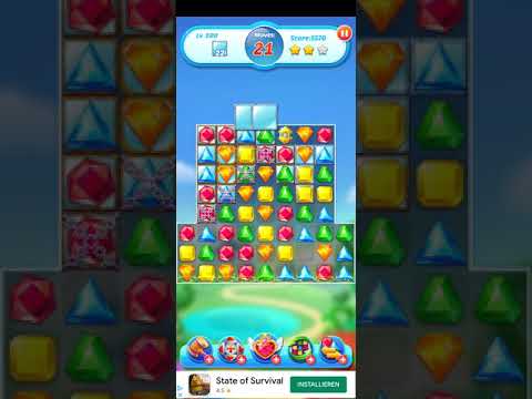 Jewel Crush 💎 - Jewels & Gems Match 3 Legend 2020 Level 500 ⭐⭐⭐ no Booster 👑 Android Gameplay ✅