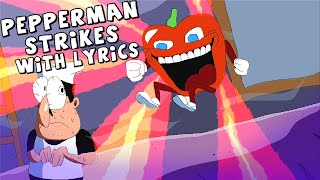 Cover art for pepperman strikes with lyrics