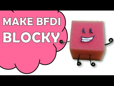 How To Make Blocky of Battle For Dream Island BFDI Video