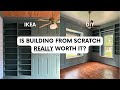 IKEA Vs DIY Bookcases Which Is Better Renee Renovates