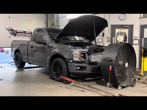 Procharged 2020 F150 puts down the power at Livernois Motorsports!