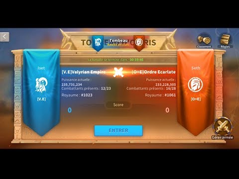 RISE OF KINGDOM - OSIRIS AGRESSIVE TACTIC DIDN'T SUCCEED - MEHMED + YSG ACTION