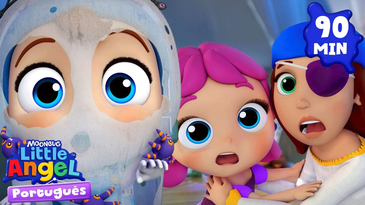 Achei um fantasminha 👻😄  Little Angel Brasil | Músicas Infantis em Português