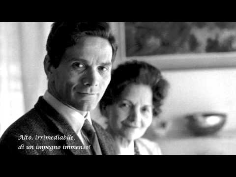 "Supplica A Mia Madre" - Pier Paolo Pasolini - (Voce di Pasolini)