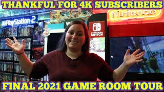 FINAL 2021 GAME ROOM TOUR - 6,000+ Games, 250+ Consoles, Kiosks, Arcades, and More!Thanksgiving Day!