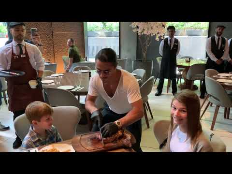 #saltbae cuts our steak