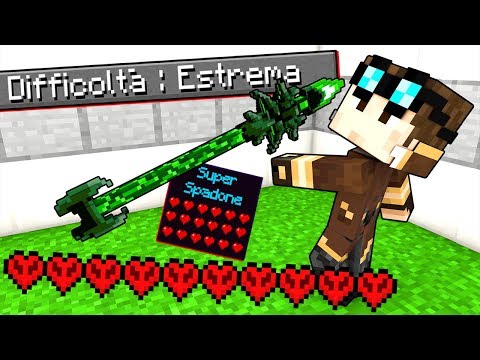 LA SPADA PIÙ PERICOLOSA DI MINECRAFT A DIFFICOLTÀ ESTREMA!!!