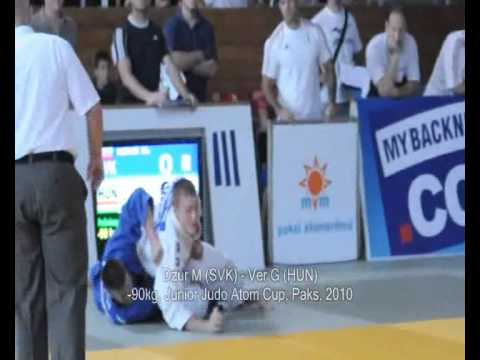Judo 2010 Paks -90kg Dzur M (SVK) - Vér G (HUN)