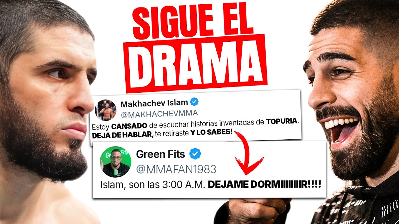 ISLAM le RESPONDE con FUEGO a ILIA TOPURIA