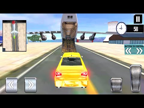 Modern Car Transporter Plane Simulator - Car Games