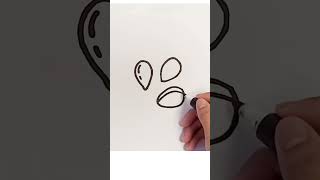 Dragon seeds easy drawing #shorts