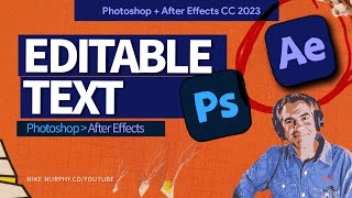 How To Edit Photoshop Text in After Effects