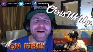 Chris Webby Freestyles Over Classic Dr. Dre Beat | Bootleg Kev & DJ Hed [REACTION]