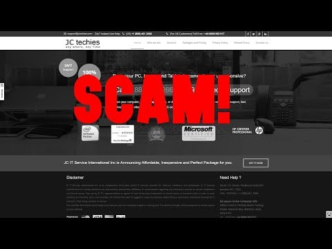 "JC techies", "JC IT Service International" Tech Support Scam | The scammer tells me to f*** off