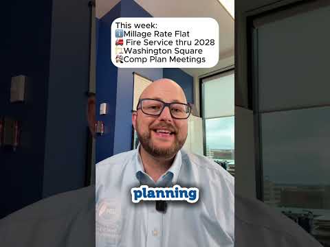 This week - Millage Rate Flat,  Fire Services, and more