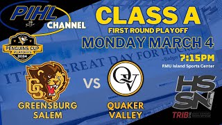 Greensburg Salem vs Quaker Valley   PIHL 2024 Penguins Cup Playoff Quarterfinal   March 4 2024
