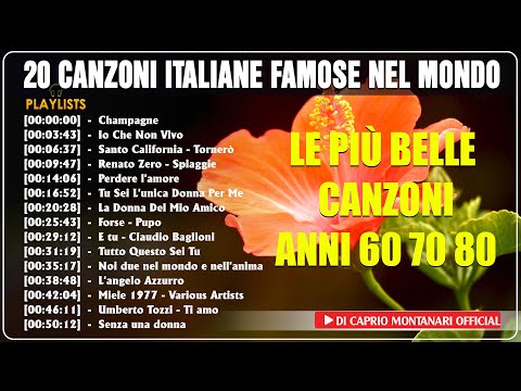 Canzoni italiane degli anni 60 70 80 🎧 20 Canzoni Italiane Famose Nel Mondo 🎧 Italian music