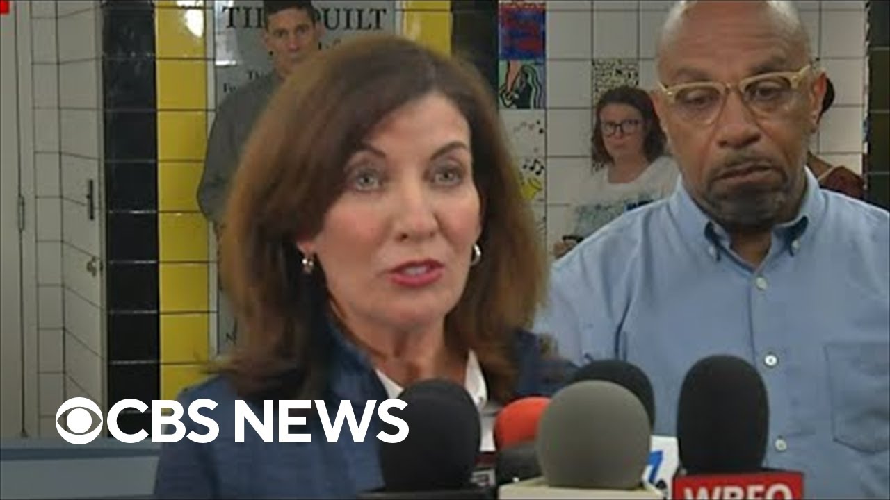 New York Gov. Kathy Hochul denounces "white supremacist terrorism" of Buffalo supermarket shooting