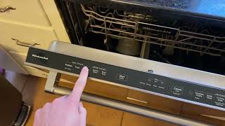 How to TURN OFF (or ON) that beeping sound when buttons are pressed on Kitchen Aid dishwashers!