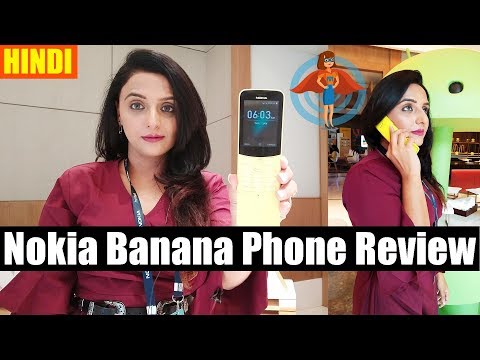 🇮🇳 [Hindi] Nokia 8110 4G Banana Phone Hands on review specifications, camera test, price in India
