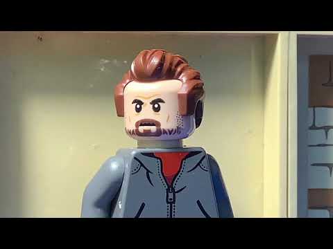 Red Guardian suit up || lego stop motion black widow movie