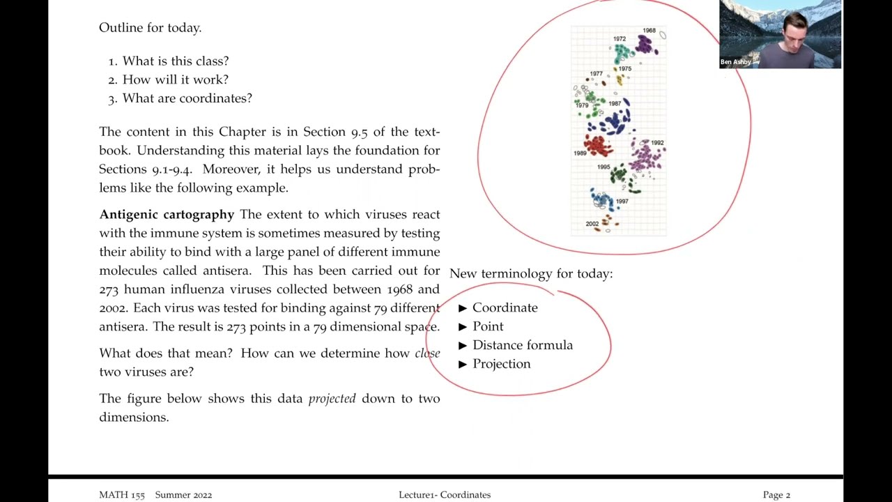MATH 155 - Lecture 1: Coordinates