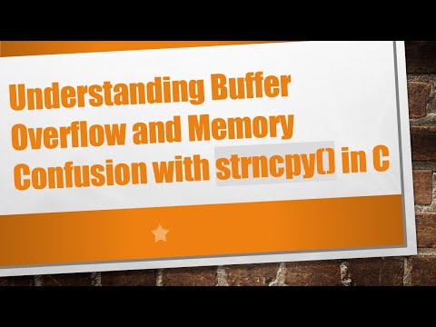Understanding Buffer Overflow and Memory Confusion with strncpy() in C