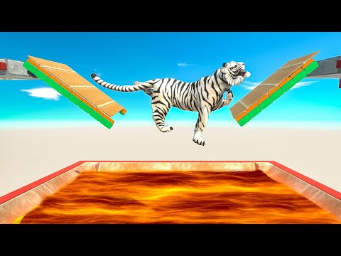 iF CrOsS BriDge toO LaTe, YoU'll FaLL intO LaVa - Animal Revolt Battle Simulator