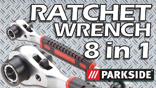 8 in 1 Multifunction Socket Wrench with Ratchet, PARKSIDE Ratchet Wrench